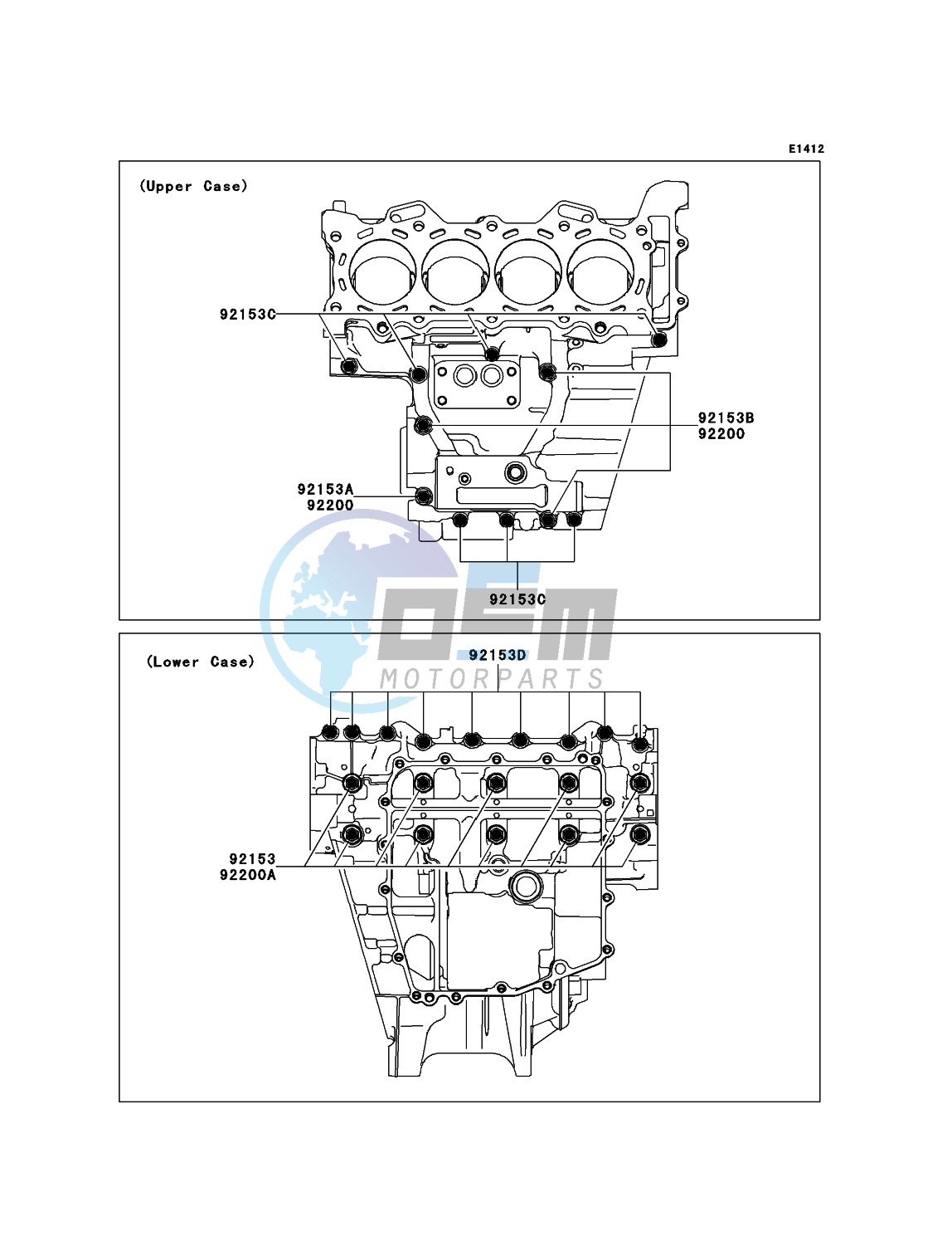 Crankcase Bolt Pattern