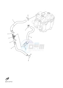 YZ250FX (B297 B298 B299 B299 B29A) drawing AIR INDUCTION SYSTEM