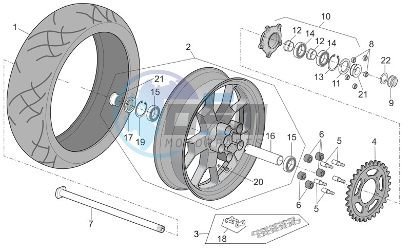 Rear wheel Factory - Dream I