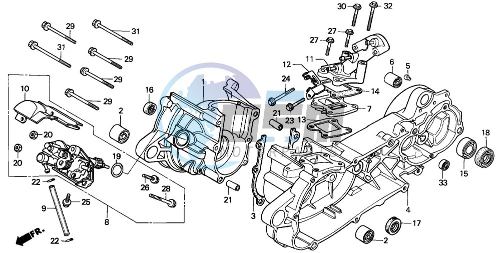 CRANKCASE/OIL PUMP