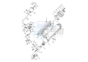 YP MAJESTY 250 drawing EXHAUST