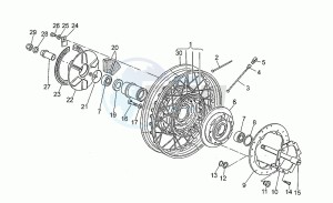 California 1100 drawing Rear wheel