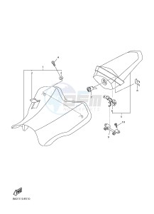 YZF-R1 998 R1 (2CRJ 2CRK) drawing SEAT