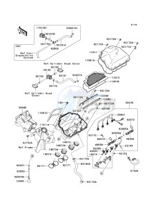 ZX 600 M [NINJA ZX-6RR] (M1) [NINJA ZX-6RR] drawing AIR CLEANER