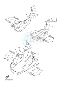 XJ6SA 600 DIVERSION (S-TYPE, ABS) (36DB 36DD) drawing SIDE COVER 2