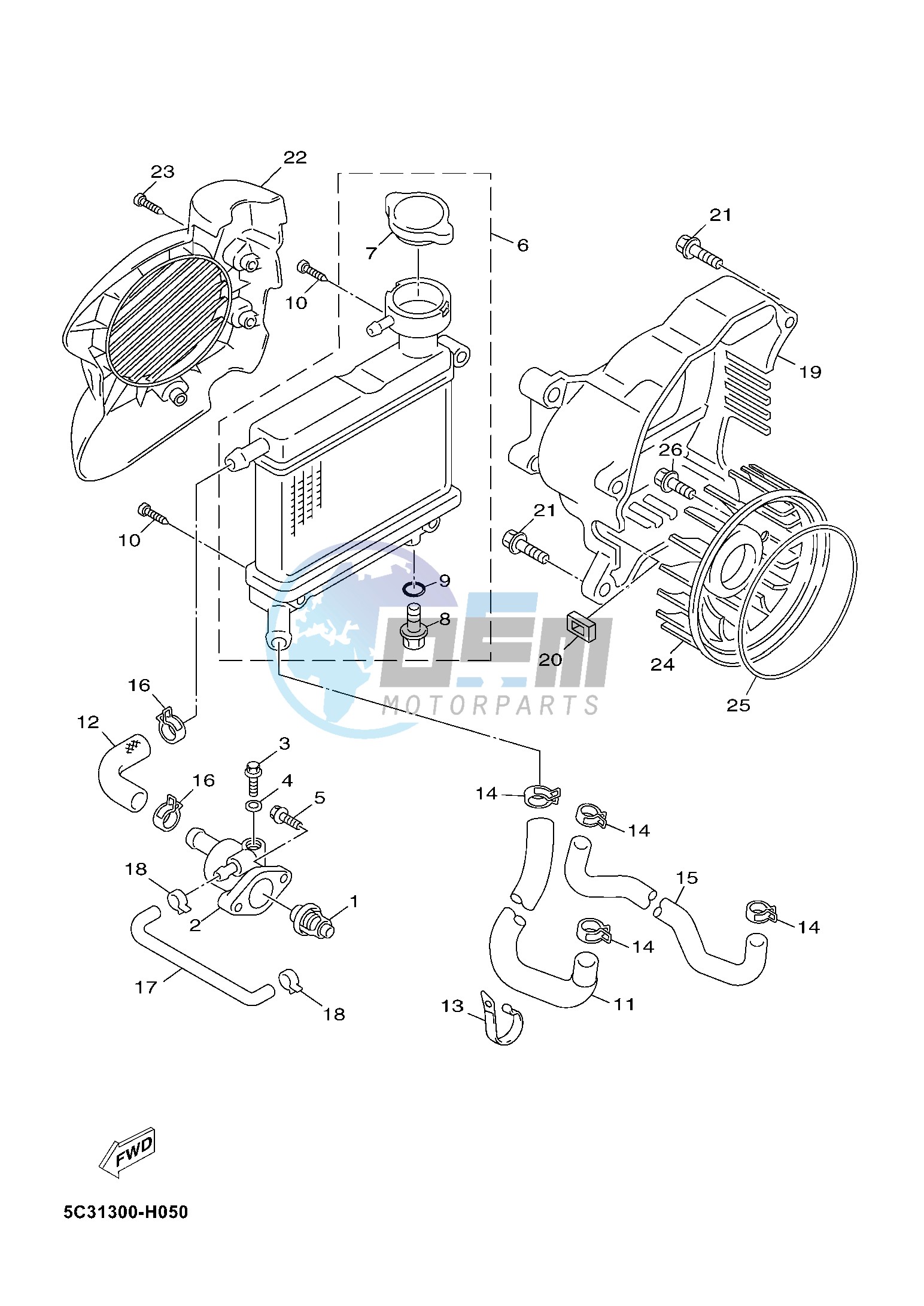 RADIATOR & HOSE