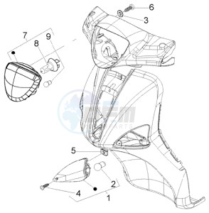 Liberty 200 Leader RST drawing Head lamp