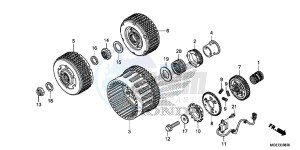 VFR1200FDF VFR1200F Dual Clutch E drawing CLUTCH (VFR1200FD)