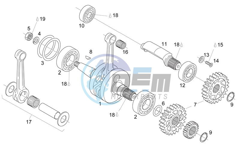 Crankshaft - Balance shaft