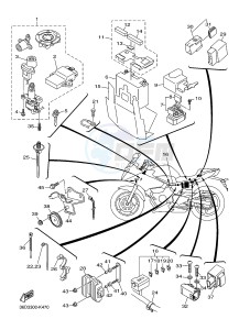 XJ6S ABS 600 DIVERSION (S-TYPE, ABS) (36D5) drawing ELECTRICAL 2