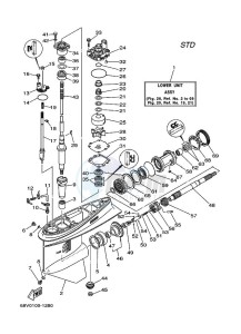 F115A drawing PROPELLER-HOUSING-AND-TRANSMISSION-1