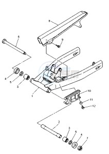 XJ S DIVERSION 600 drawing REAR ARM