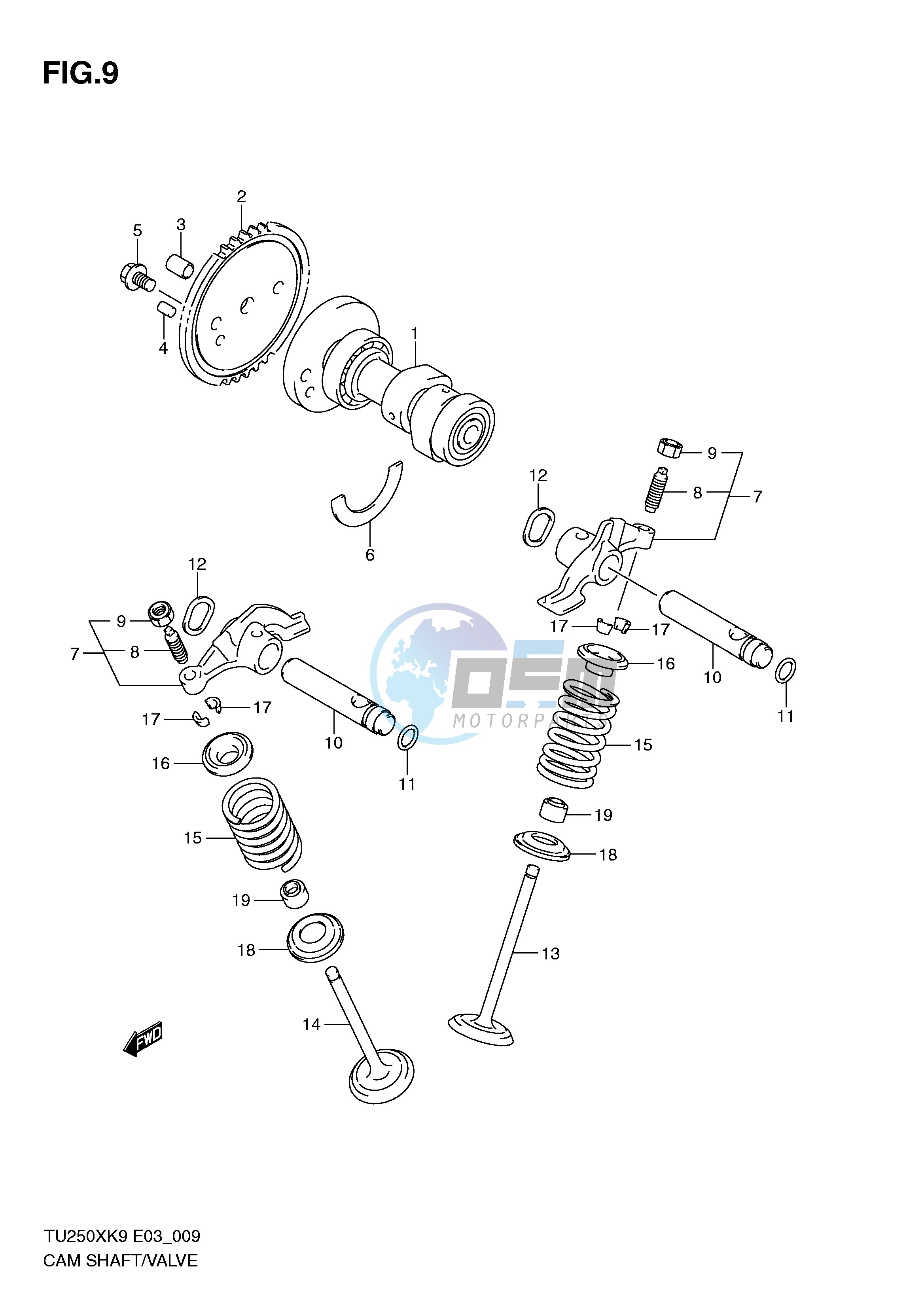 CAMSHAFT - VALVE