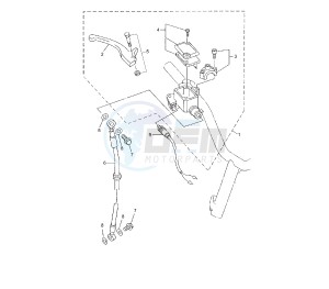 YN NEO'S 50 drawing FRONT MASTER CYLINDER 5C2P