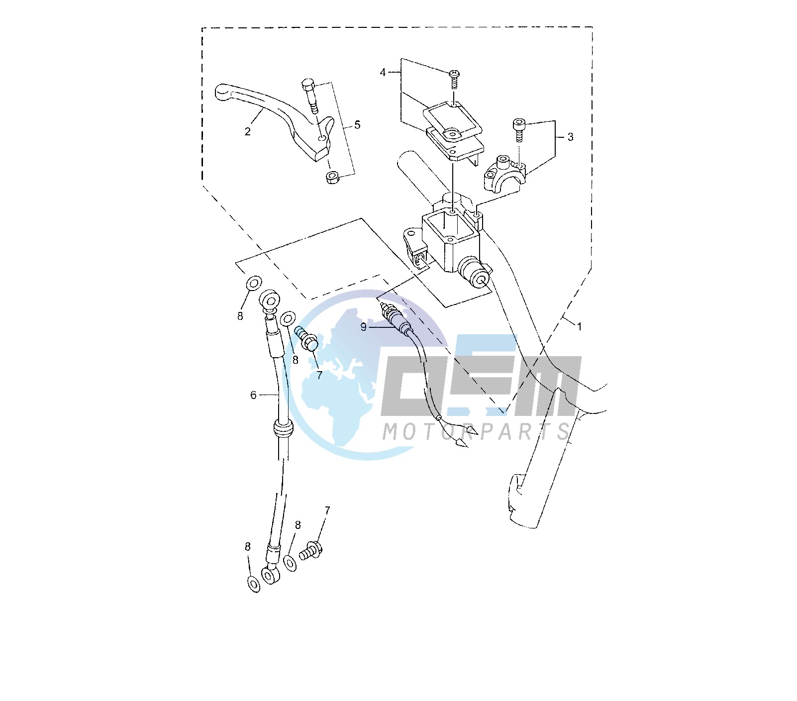 FRONT MASTER CYLINDER 5C2P