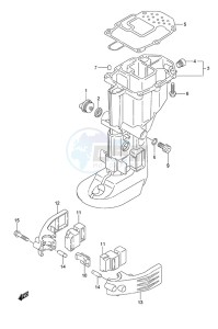 DF 9.9B drawing Drive Shaft Housing