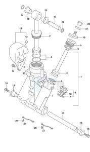 DF 250 drawing Trim Cylinder (DF 250S)