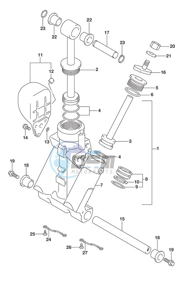 Trim Cylinder (DF 250S)