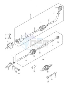 DF 115 drawing Fuel Hose