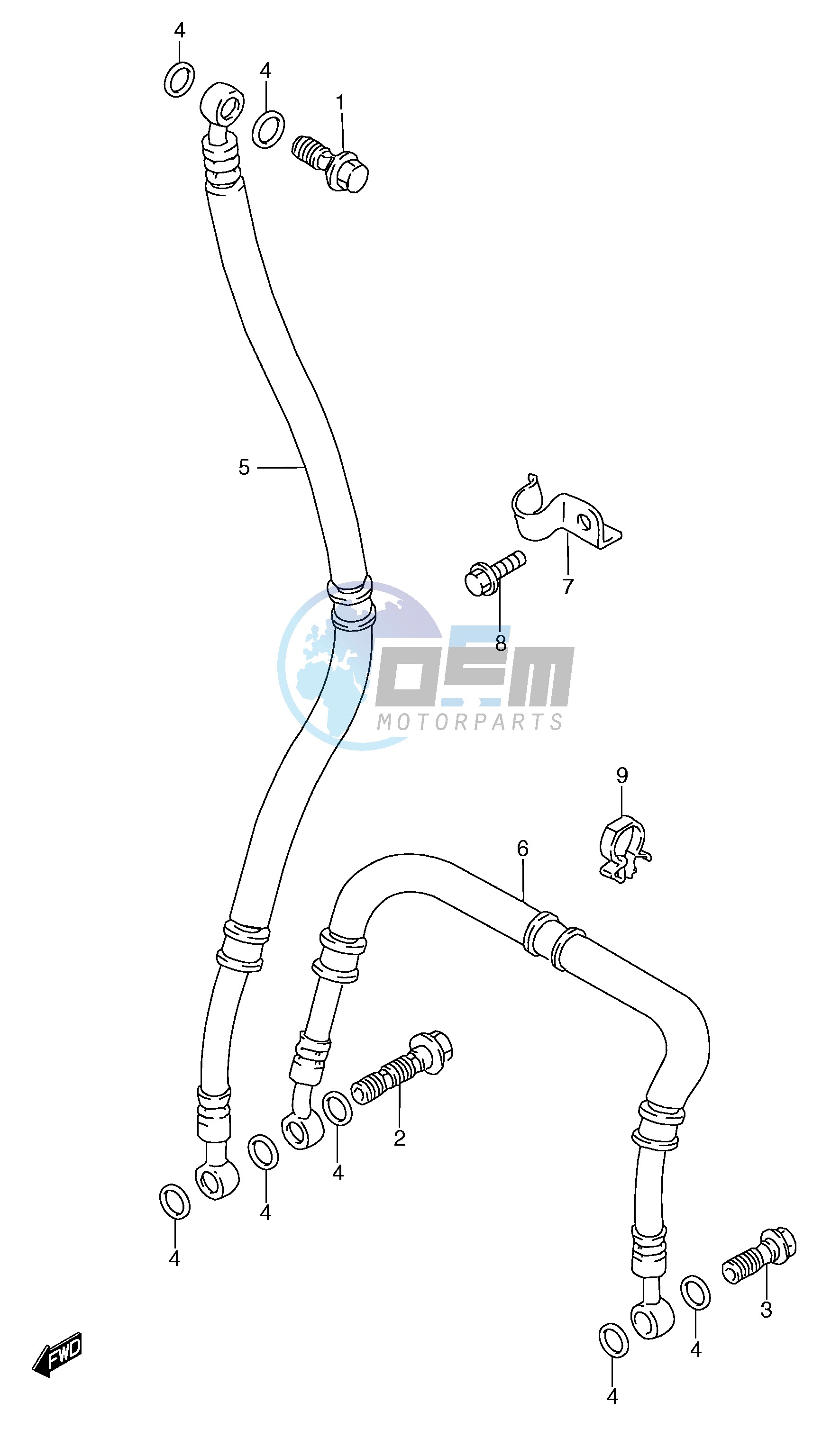 FRONT BRAKE HOSE