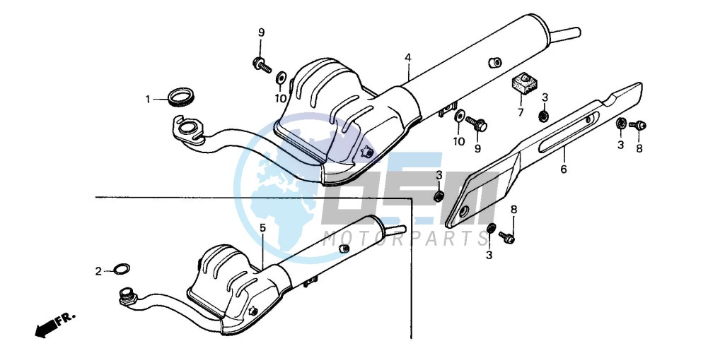 EXHAUST MUFFLER