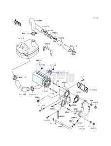 JS 550 C [550 SX] (C1-C5) [550 SX] drawing MUFFLER-- S- -