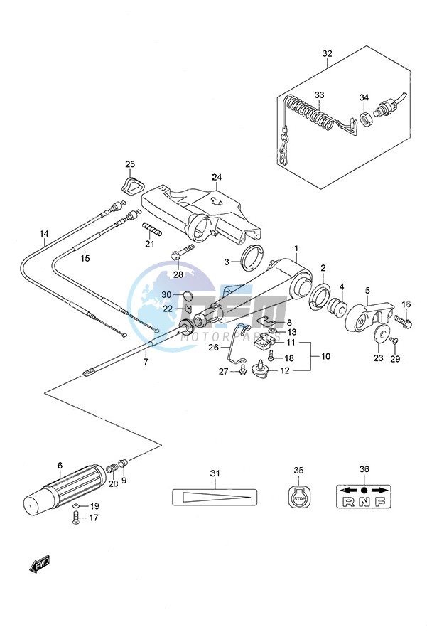 Tiller Handle