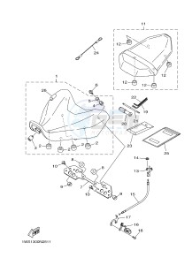 MT07A MT-07 ABS 700 (1XB3) drawing SEAT