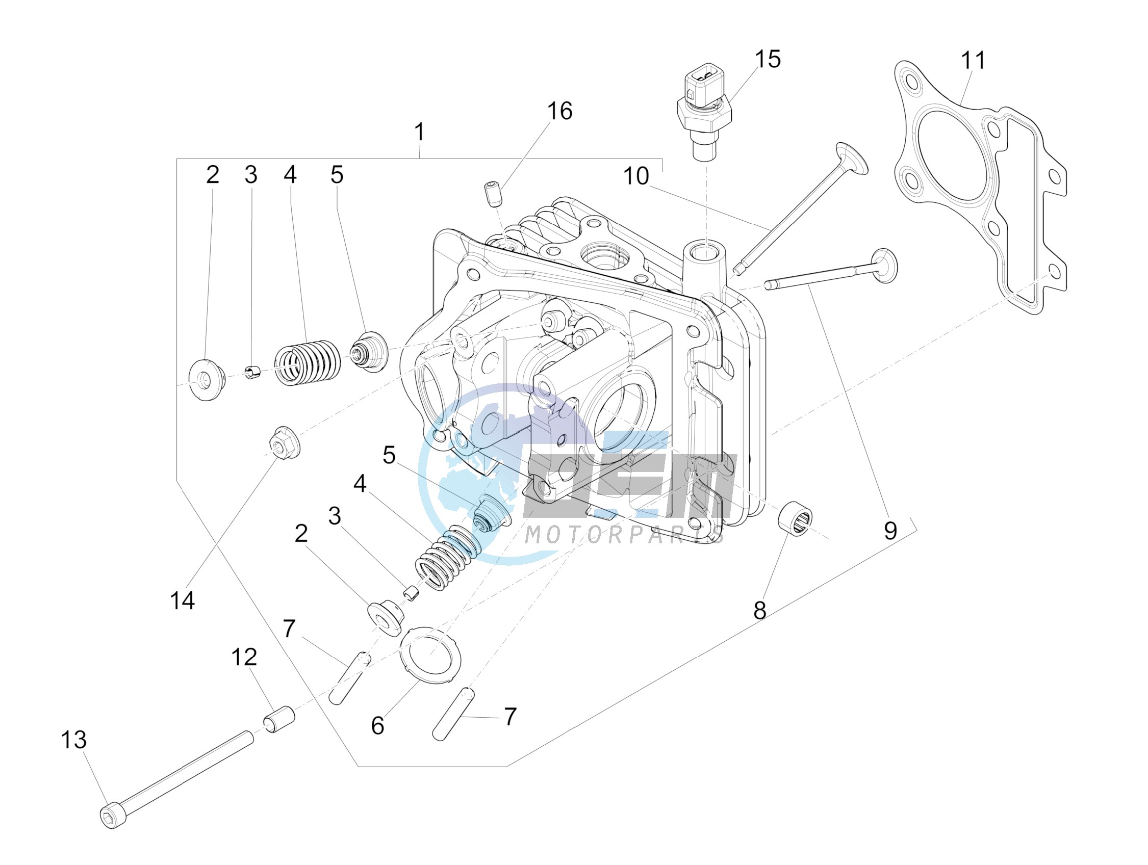 Cylinder head unit - Valve