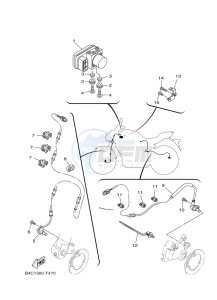 MT-07 MTN690-A (B4CS) drawing ELECTRICAL 3