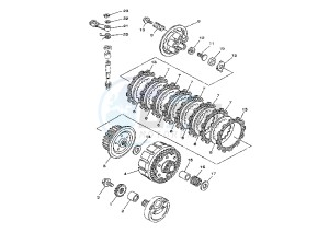 YZ 125 drawing CLUTCH