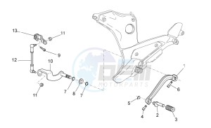 Norge 1200 IE 8V Polizia Stradale drawing Gear lever