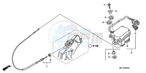 CBR1000RRA UK - (E / MKH) drawing SERVO MOTOR