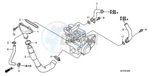 CB1300S9 Australia - (U / BCT MME TWO) drawing WATER PIPE