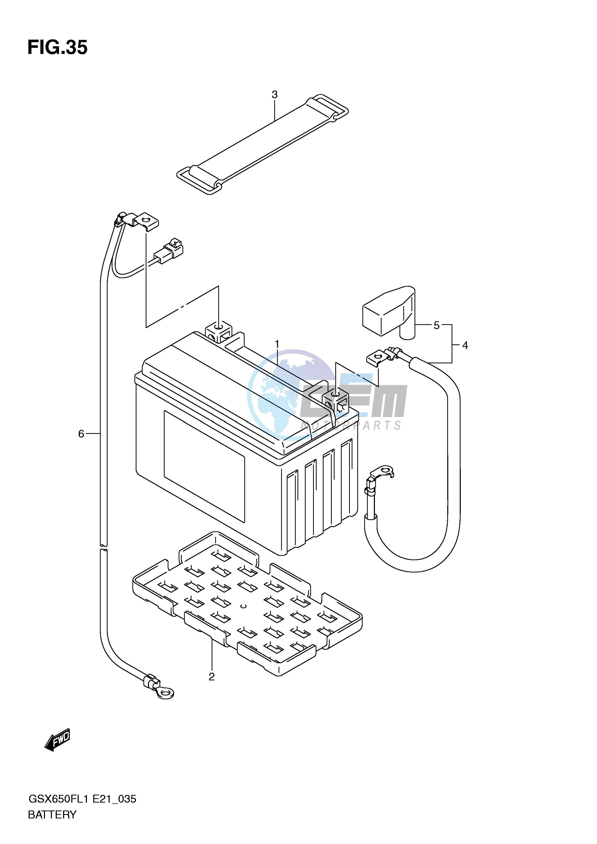 BATTERY (GSX650FUL1 E24)