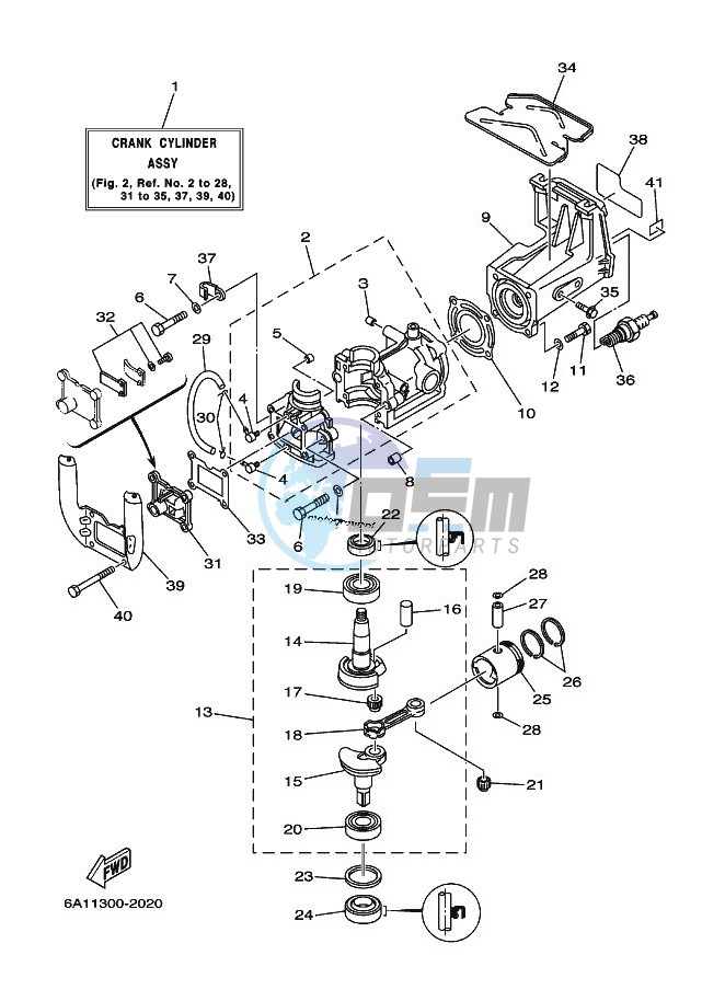 CYLINDER--CRANKCASE