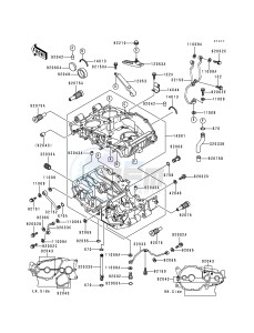 EN 500 C [VULCAN 500 LTD] (C1-C5) [VULCAN 500 LTD] drawing CRANKCASE