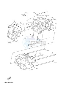 YN50FM NEO'S 4 (2CG6) drawing CYLINDER HEAD