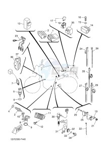 MT125A MT-125 ABS (5D7D) drawing ELECTRICAL 2