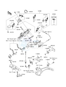 VN 2000 D [VULCAN 2000 LIMITED] (6F) D6F drawing IGNITION SWITCH_LOCKS_REFLECTORS