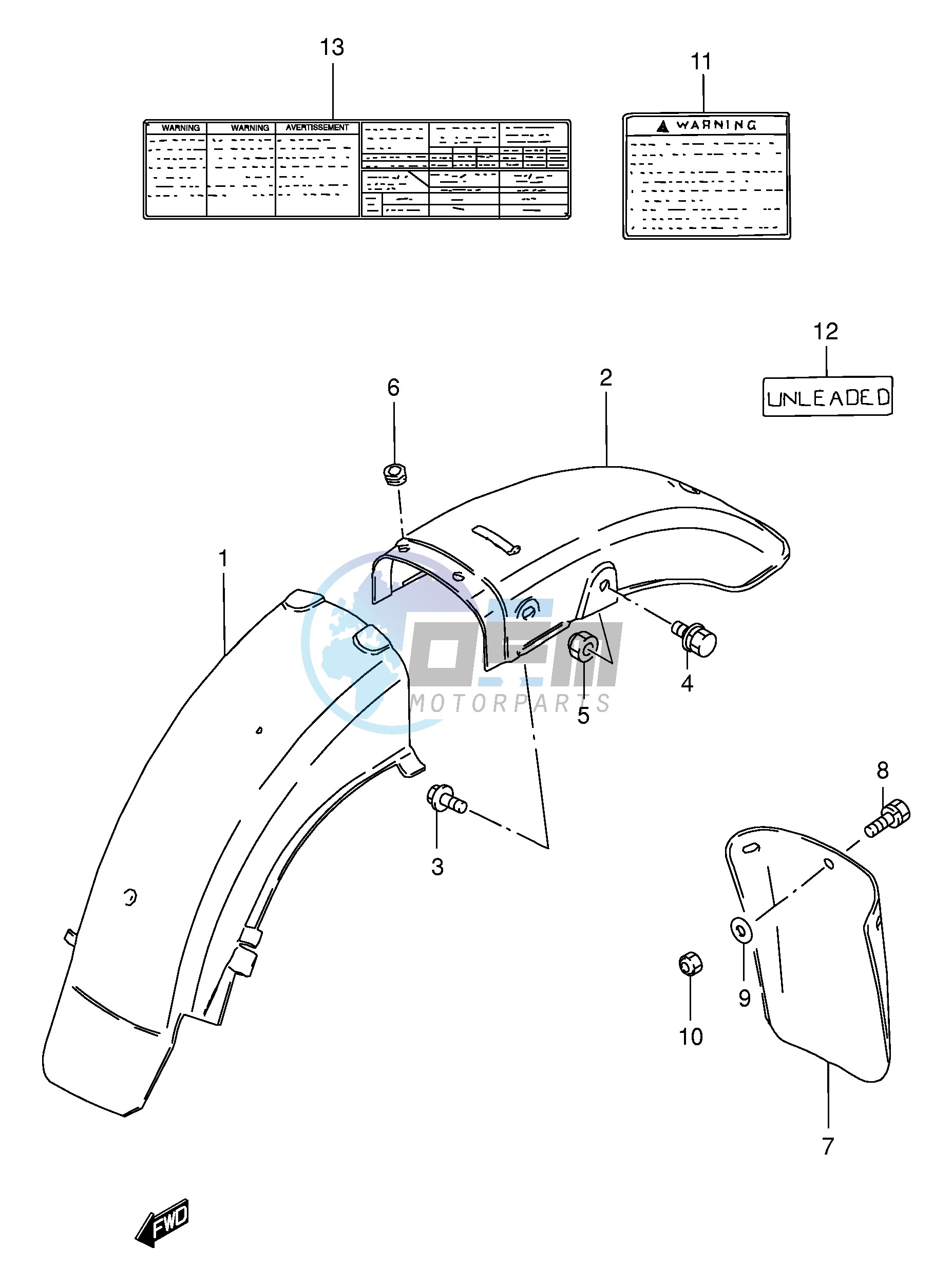 REAR FENDER (MODEL Y)