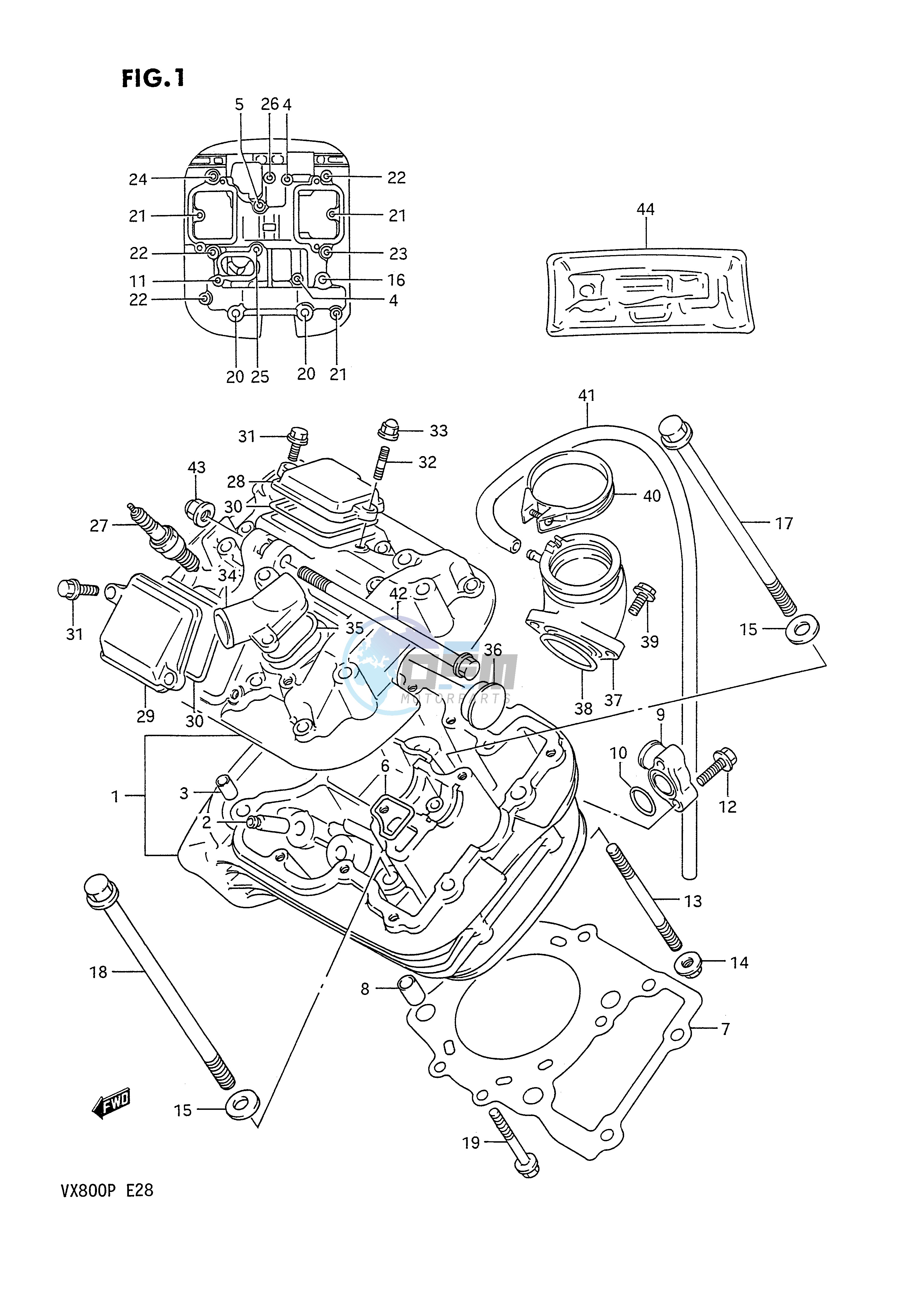 CYLINDER HEAD (FRONT)