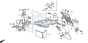 SGX50S drawing REAR FENDER