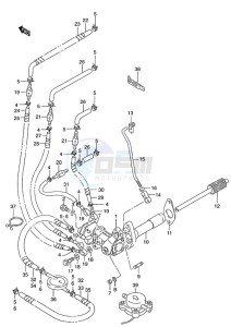 DT 115 drawing Oil Pump (1986 to 1994)