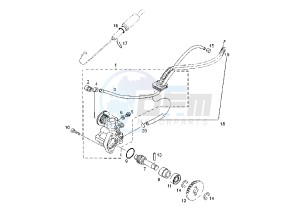 GPR RACING -125 cc drawing OIL PUMP