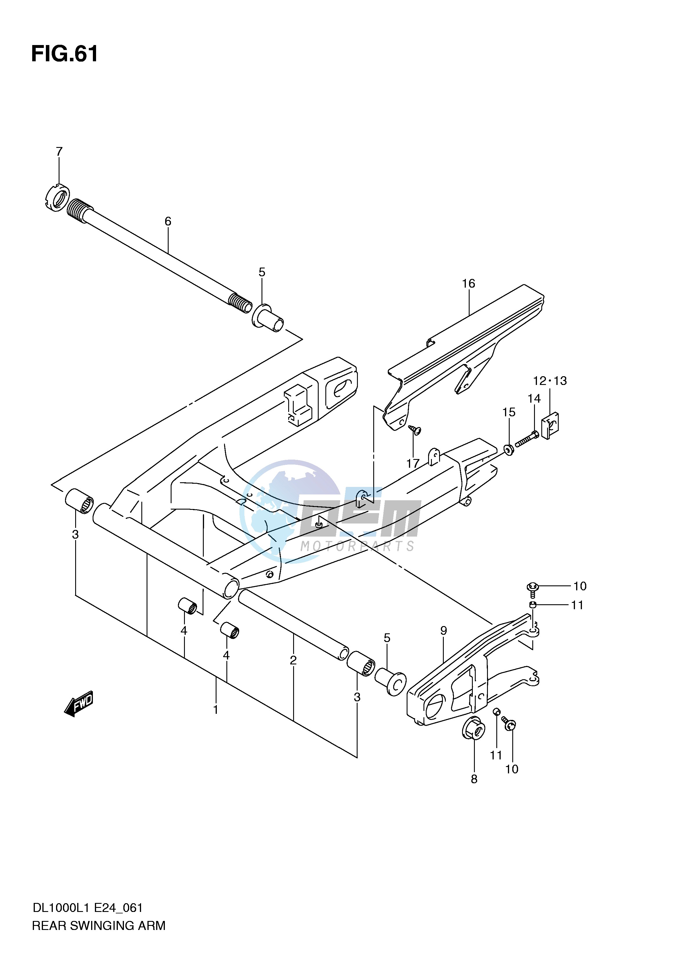 REAR SWINGING ARM