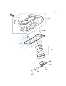 NINJA_300 EX300ADF XX (EU ME A(FRICA) drawing Cylinder/Piston(s)