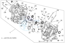 Dorsoduro 750 - ABS (EMEA, APAC, NAFTA) (AUS, CND, EU, J, USA) drawing Crankcases I