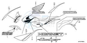 CB600FC drawing MARK