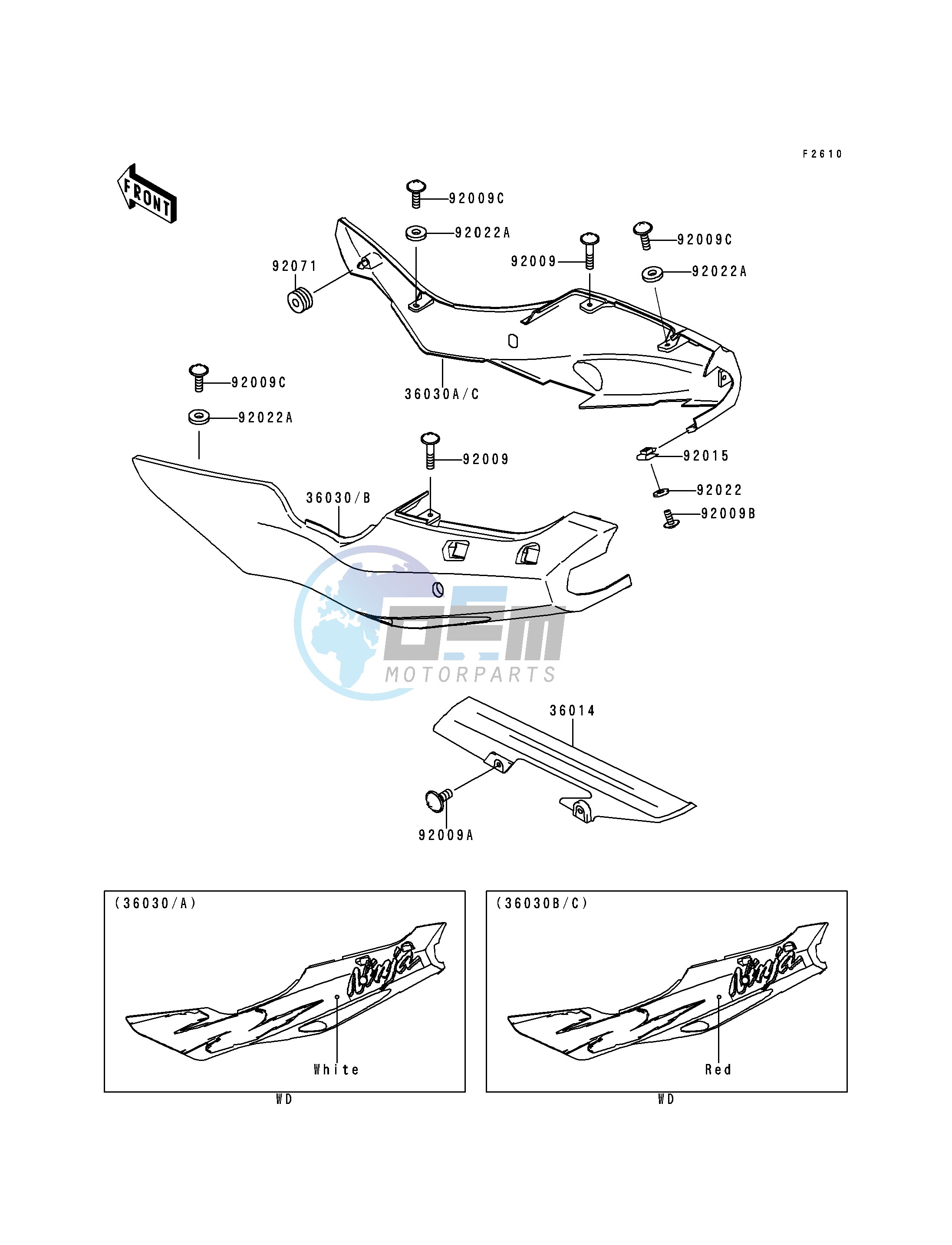 SIDE COVERS_CHAIN COVER-- ZX600-F1- -